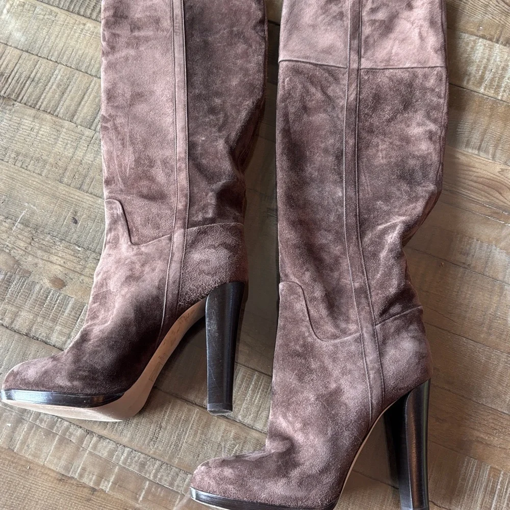 Reed Krakoff, Made in Italy, Thigh High, Stunning Brown Suede Boots 🤩